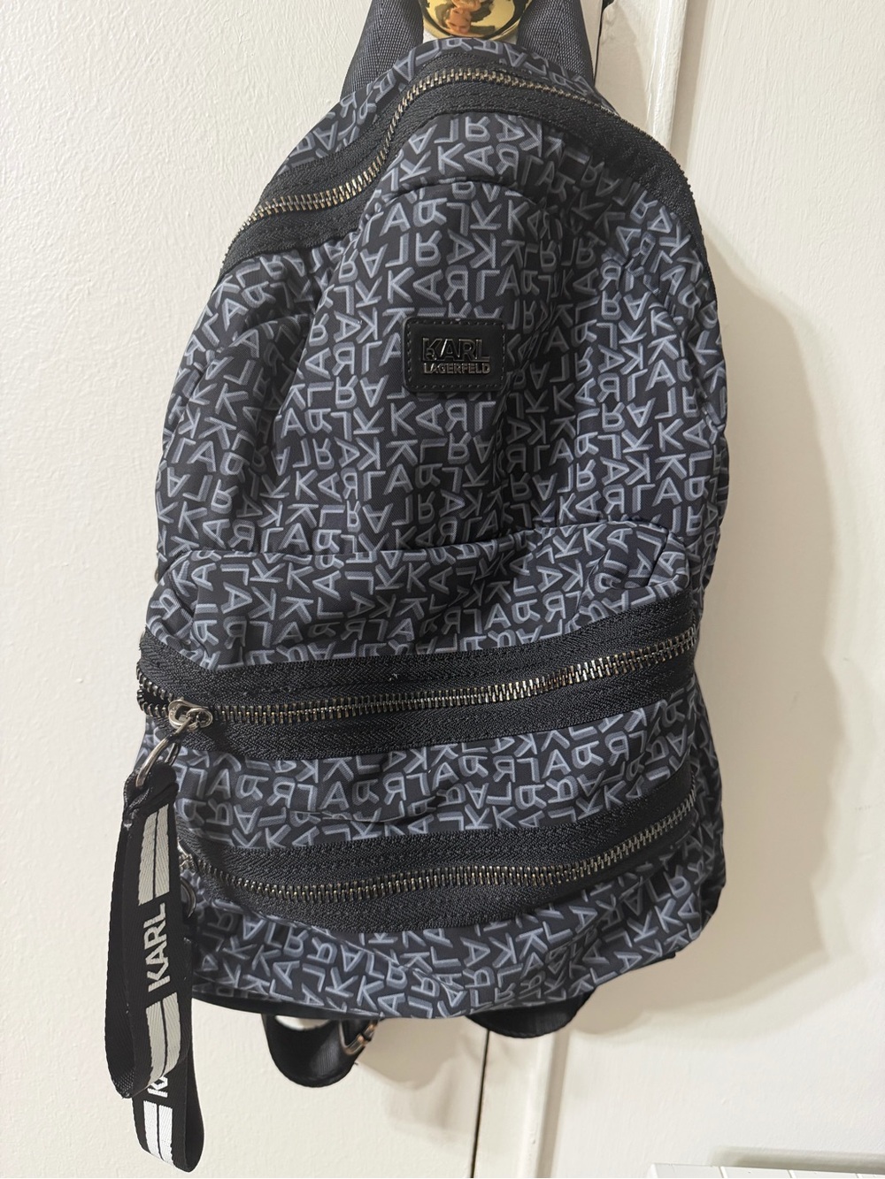Karl Lagerfeld Black Backpack
